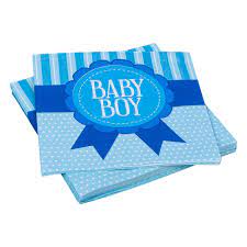 Χαρτοπετσέτες Μπλε Πουά Baby Boy / 20 τμχ.