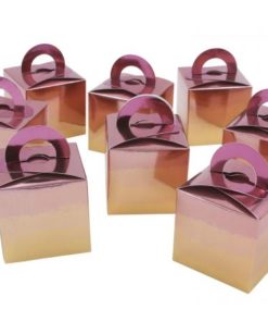 Rose Gold Ombré Koυτί / Gift Boxes