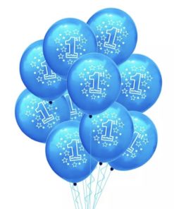 Μπαλόνι Λάτεξ Μπλε -1st Birthday