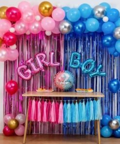 Γιρλάντα Με Μπαλόνια Blue & Pink