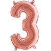 14″ Μπαλόνι Rose Gold Αριθμός 4