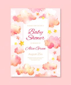 Ηλεκτρονικό Προσκλητήριο – Baby Shower – It’s a girl 