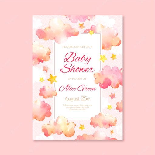 Ηλεκτρονικό Προσκλητήριο – Baby Shower – It’s a girl 
