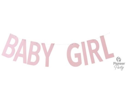 Γιρλάντα Γράμματα Baby Girl Pink / 200 εκ