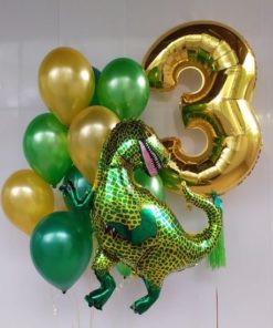 Μπαλόνι Foil Πράσινος Τυρανόσαυρος