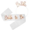Σετ Κορδέλα και Στέκα Bride to Be (2 τεμ)