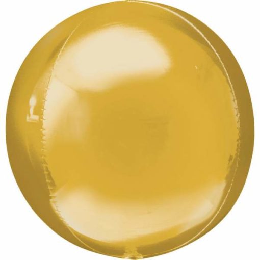 16″ Μπαλόνι Χρυσό Τρισδιάστατη Σφαίρα ORBZ