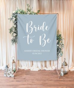 Τετράγωνη Αφίσα σε μουσαμά – Θέμα Bride to Be