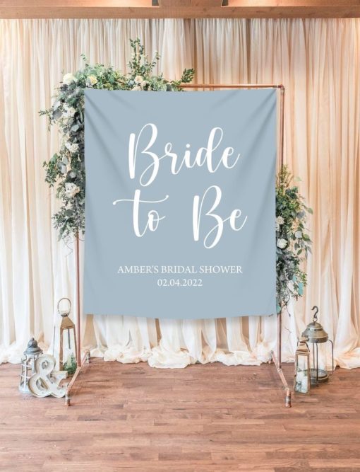 Τετράγωνη Αφίσα σε μουσαμά – Θέμα Bride to Be