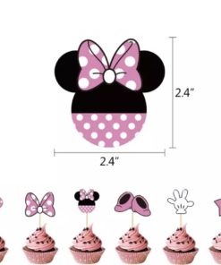 Cupcake Toppers Minnie – 6τμχ