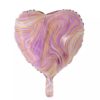 Μπαλόνι Καρδιά Foil – Marble Ροζ