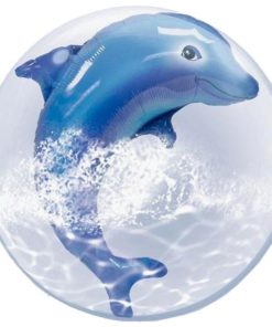 24″ Μπαλόνι Bubble Δελφίνι