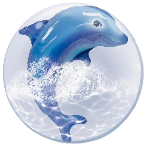 24″ Μπαλόνι Bubble Δελφίνι