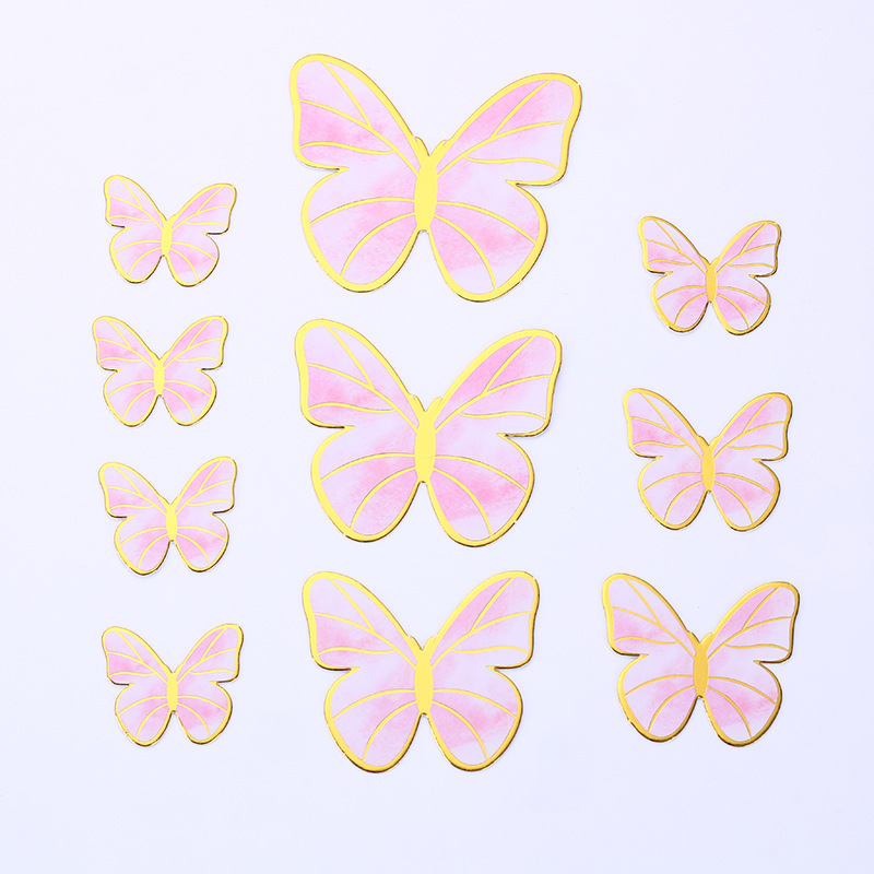 Διακοσμητικό Τούρτας – Ροζ Πεταλούδες
