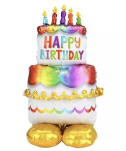 Τεράστιο Μπαλόνι AirLoonz – Τούρτα Happy Birthday
