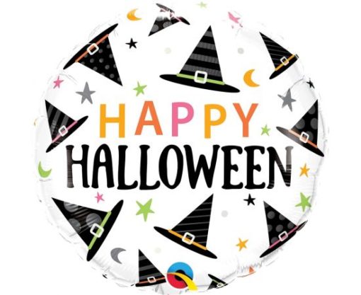 Μπαλόνι Foil Halloween Witches Hats Pattern / 46 εκ