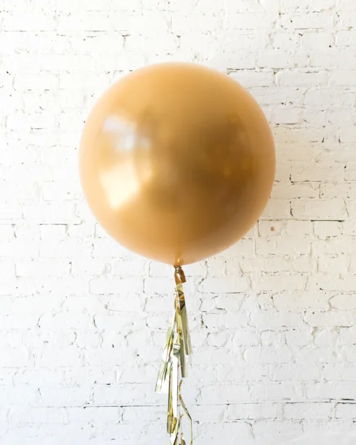 Χρυσό Μεταλλικό Μπαλόνι Τεράστιο 90 cm