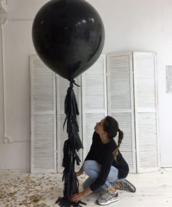 Μαύρο Μπαλόνι Τεράστιο 90 cm