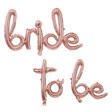 Μπαλόνια Ροζ Χρυσό Foil Bride to Be