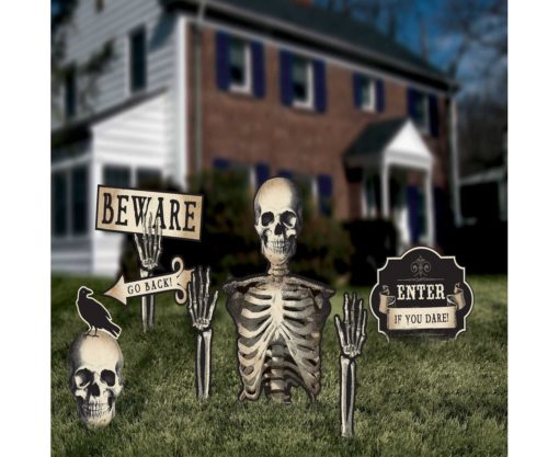 Σετ Διακόσμησης Halloween Skeleton 6 τεμ – Σκελετός