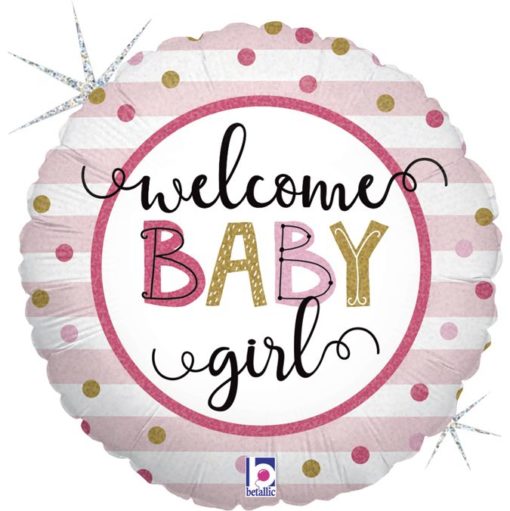 Μπαλόνι Welcome Baby Girl