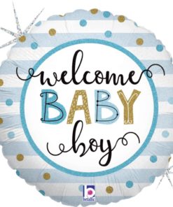 18” Μπαλόνι Welcome Baby Boy