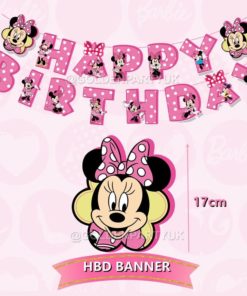 Happy Birthday Banner – Minnie