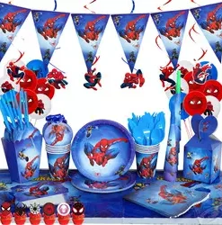Χάρτινα Καπελάκια Πάρτι Spiderman (6τμχ)