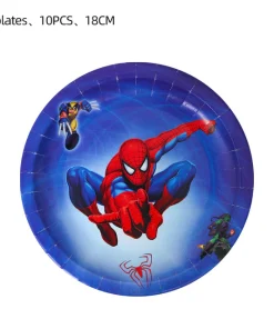 Πιάτα Χάρτινα Spiderman (10 τμχ)