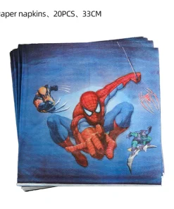 Χαρτοπετσέτες Spiderman (20τμχ)
