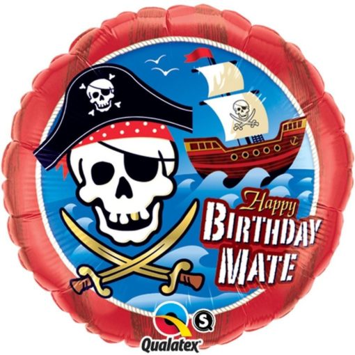 18″ Μπαλόνι Πειρατικό Καράβι Birthday Mate