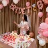 Rose Gold Bride Party Balloons