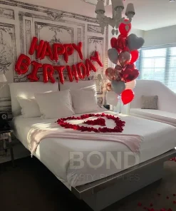 Romantic Surprise Birthday Decor