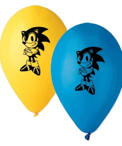 Σετ 2 τεμαζίων-Μπαλόνι Τυπωμένο Sonic