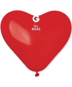 6″ Μπαλόνι Κόκκινη Καρδιά Λάτεξ – Σετ 10 Τεμαχίων