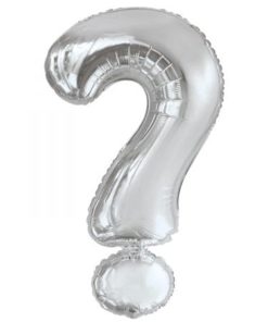 Μπαλόνι Ερωτηματικό – Ασημί 86 εκ.