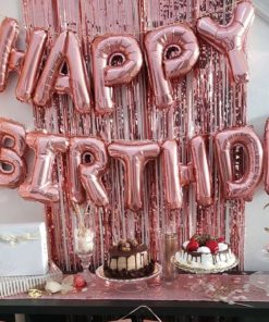 Tεράστια Μπαλόνια Φράση Happy Birthday – 82cm