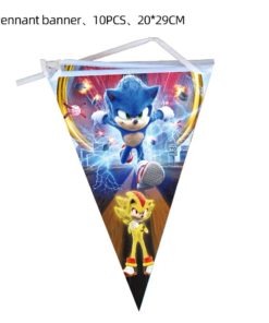 Τριγωνικά Σημαιάκια Banner Sonic