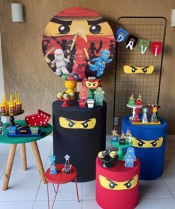 Τετράγωνη Αφίσα σε μουσαμά – Θέμα Lego Ninjago