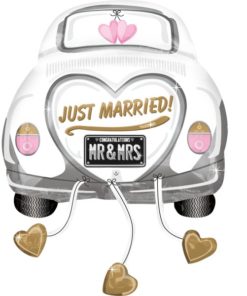 31” Μπαλόνι Αυτοκίνητο Γάμου “Just Married”