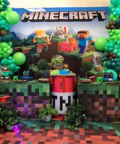 Τετράγωνη Αφίσα σε μουσαμά – Θέμα Minecraft