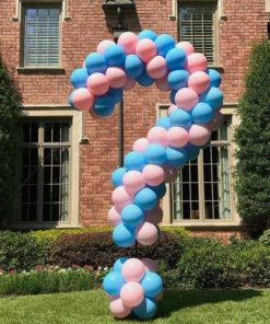 Βάση Ερωτηματικό Με Μπαλόνια για αποκάλυψη φύλλου