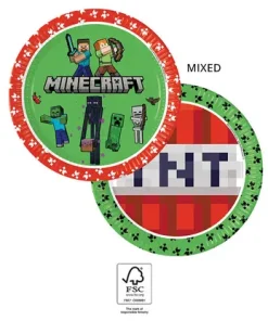 Πιάτα Φαγητού Minecraft (8 τεμ)