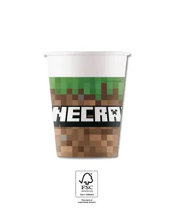 Ποτήρια Πάρτυ Minecraft / 8τεμ