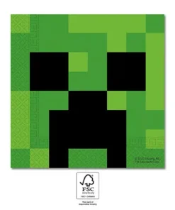 Χαρτοπετσέτες Πάρτυ Minecraft / 20τεμ