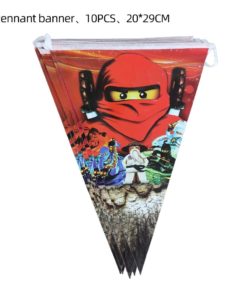 Σημαιάκια – Banner Lego Ninjago (10τμχ)