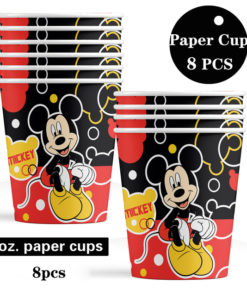 Χάρτινα Ποτήρια Mickey Mouse (20τμχ)