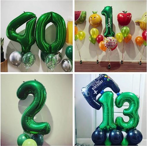 Μπαλόνι Αριθμός 8 Πράσινο100 cm