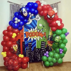 Γιρλάντα Με Μπαλόνια Avengers