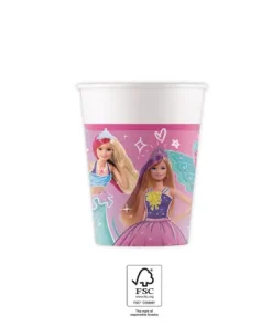 Ποτήρια Πάρτυ Barbie Fantasy (8 τεμ)